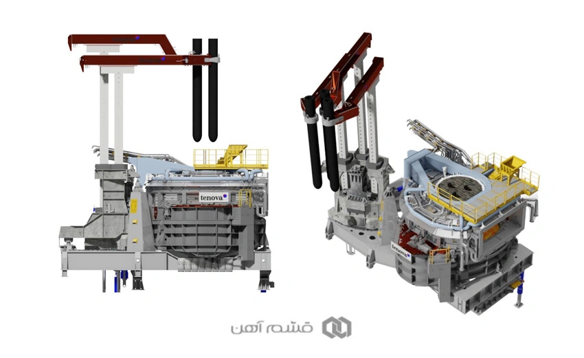 کوره قوس الکتریکی EAF تولید فولاد