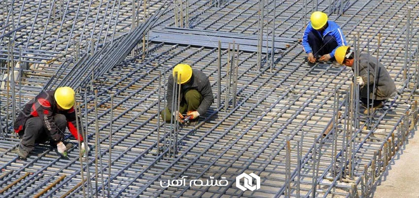 آرماتور بندی فونداسیون میلگرد 